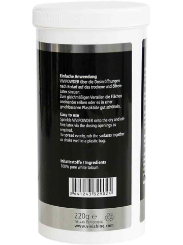 VIVIPOWDER Talkum Dose 220g  2