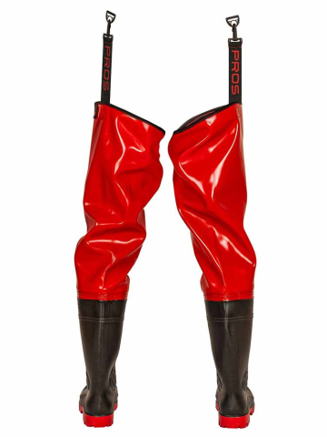 TIGH WADERS Watstiefel rot  2