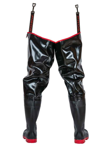 TIGH WADERS Watstiefel schwarz  2