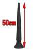 COX Dildo EXTRA LANG schwarz 50cm 