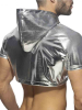 ADDICTED Croptop - silber 