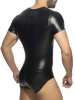 ADDICTED Front Zip Rub Body - schwarz 