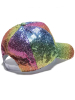 ADDICTED Glitter Multicolor Cap Regenbogenfarben 