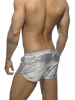 ADDICTED METALLIC SHORT silber 