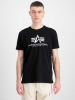 Alpha Industries Basic T-Shirt Carbon schwarz-silber 
