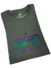 Alpha Industries Basic T-Shirt Rainbow Ref - vintage green 