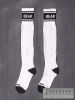 BARCODE Socken weiss/schwarz: BEAR S / M