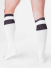 BARCODE Fußballsocken weiss/schwarz 
