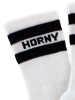 BARCODE HORNY Fetish Half Socks 