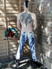 BLEACHERS Skinny Fit Stretch Denim Blue Full Zip 