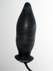 Blow-Up Butt Plug Größe XL - schwarz + Schaumkern 