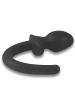 BRUTUS Hypersoft Puppy-Tail Plug schwarz 