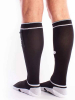 BRUTUS Party Socken mit Tasche schwarz-weiss 