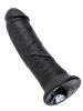 Dildo KING COCK 8 inch - 20.3x4.6cm - schwarz 