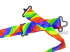 Gay Pride Regenbogen Bowtie Fliege 