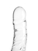 Dildo aus Glas - Penisform anatomisch 19cm - klar 