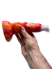 GRAFFITI Dildo LUPKAL 24x5.5cm weiss-orange 