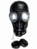 Gummi-Gasmasken-Haube mit Augenklappen 