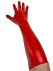Gummi-Handschuhe Ellbogenlang 0.4mm ROT 