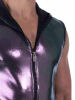 MANSTORE Zipped Hoodie OIL AUBERGINE 