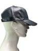 Mister B Baseballcap Leder schwarz 