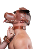 Mister B Signature Halsband Braun 