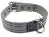 Mister S Leder Puppy Halsband - grau 