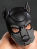 Mister S Neopren K9 Puppy-Maske - schwarz/grau 