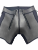Mister S Neopren TRIPLE ZIP BOXER schwarz 