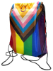 Progressive Pride Regenbogen Sportbeutel 