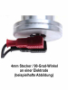 Reizstrom Adapter #24 - 4mm Buchse zu 4mm 90-Grad-Stift 