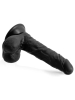 RUDE RIDER Realistic Dildo SILVAN - schwarz 