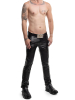Hose VITALE Wetlook schwarz 