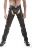 Spexter Chaps Deluxe: 2 Streifen SCHWARZ 