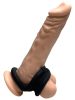 Titus Silikon INFINITY EXTREME Cock & Ball Ring schwarz 