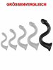 Whale Penis Soft Anal Dildo 55cm - XXLarge schwarz 