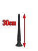 COX Dildo EXTRA LANG schwarz 30cm 