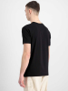 Alpha Industries Basic T-Shirt Carbon schwarz-silber 