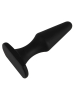 Butt Plug Silikon 10x3cm schwarz 