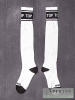 BARCODE Socken weiss - schwarz TOP 