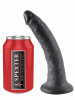 Dildo KING COCK 7 inch - 17.8x4.1cm - schwarz 