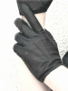 Leder-Handschuhe DELUXE POLICE CLASSIC SCHWARZ 