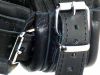 Leder-Handfesseln, schwarz - 6,5cm 