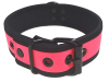 Mister S Neopren Puppy Halsband - pink/schwarz 