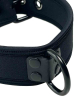 Mister S Neopren Puppy Halsband - schwarz/schwarz 