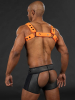 Mister S Silikon Brust Harness orange 