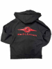 Mister S Logo Zip Front Hoodie schwarz-rot 