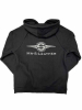 Mister S Logo Zip Front Hoodie schwarz-grau 