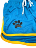 Kinky Puppy Paw Shorts blau-gelb 