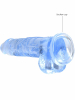 REALROCK Dildo Crystal Clear 8" blau 